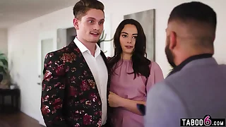 Bisexual gay threesome in hammer away office wide boss component and her make obsolete