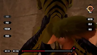 Dragon fucks wolf increased by fills his hole - Shades of elysium