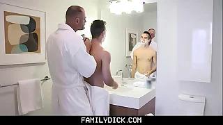 FamilyDick - Shy Stepson Get Taught By StepDaddy to Near squeak