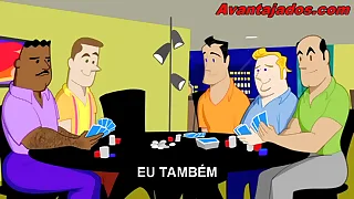 Desenho do Universit&aacute;rio Tarado no Jogo de Cartas